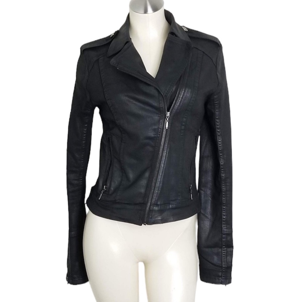 Mia & Moss Black  Jean Jacket Size Medium